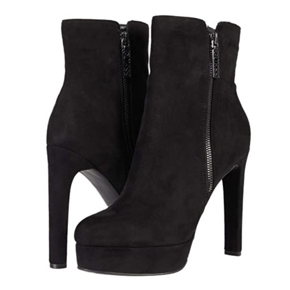 Black Platform GUESS DEJAH3 Booties - Picture 3 of 16